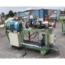 SOLD - Krauss Maff 50mm Twin Screw Extruder