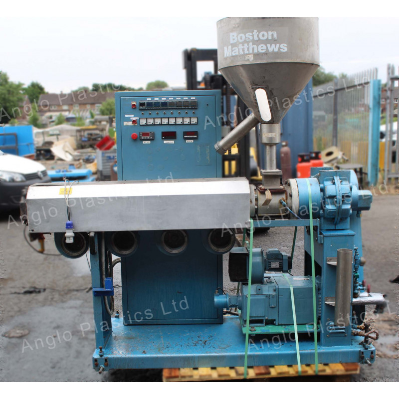 SOLD - Boston Matthews 60mm Single Screw Extruder