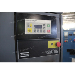 Atlas Copco GA55 Compressor with dryer and air tank