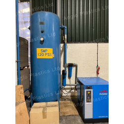 Atlas Copco GA55 Compressor with dryer and air tank