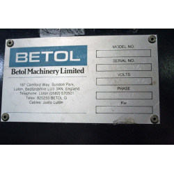 Betol 1820J Extruder with melt pump and control box