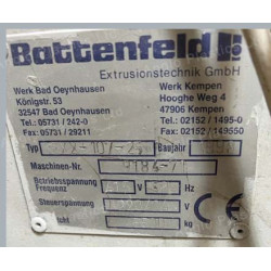 SOLD - Battenfeld BEX-2-107-25V Twin Screw Extruder