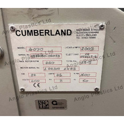 SOLD - Cumberland 4070 Granulator