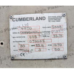 SOLD - Cumberland 4070 Granulator