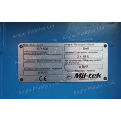 Sold - Mil-Tek Cardboard and Plastic Baler