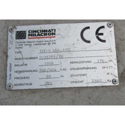 SOLD - Cincinnati Titan 45 Extruder
