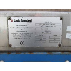 Davis Standard Curtain Side Spray Tank