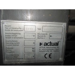 Actual AKT-321M Calibration Table