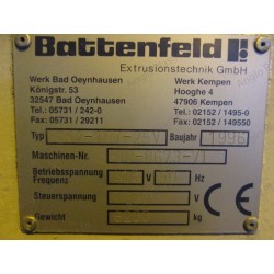 Battenfeld BEX-2-107-25V Twin Screw Extruder