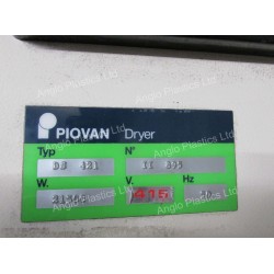 Piovan Double Desiccant Tower Dryer