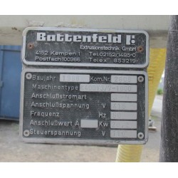 Battenfeld calibration table