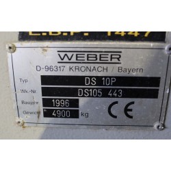 Weber DS10p Twin Screw Extruder