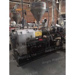SOLD - Cincinnati Titan 58 Conical twin-screw extruder
