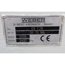 Weber DS7.26 Twin Screw Extruder