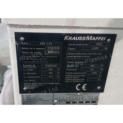 Krauss Maffei KME75 Single Screw Extruder